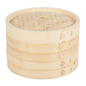 Town Bamboo Steamer Set Natural Bamboo 6" - 34206