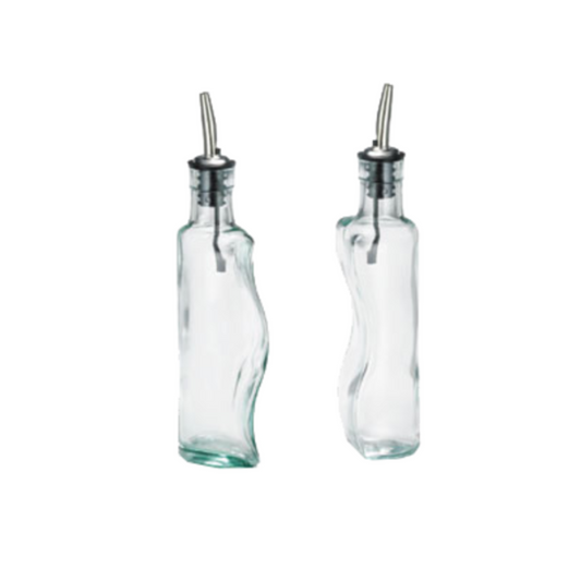 Botellas Gemelli de TableCraft de 8.5 oz, color verde, 2 unidades