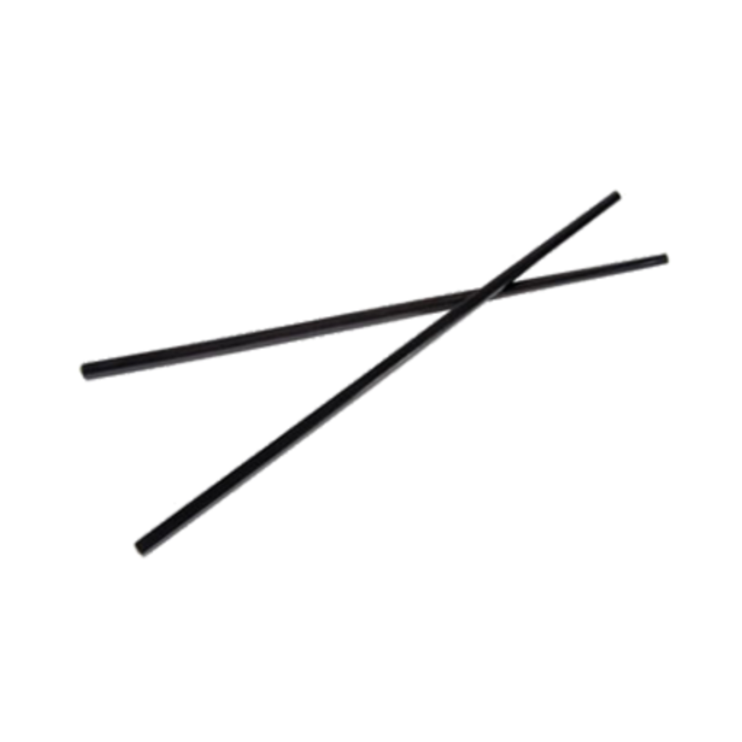 Town Black Plastic Reusable Dishwasher Safe Chopsticks 10.5" - 10 Pairs