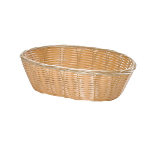 Cesta tejida TableCraft natural 6x6x2.25