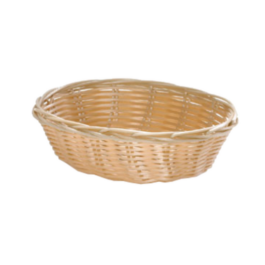Cesta tejida TableCraft pequeña, color natural, 7 x 5 x 2 pulgadas