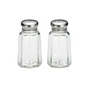 TableCraft Salt/Pepper Shaker, Glass, S/S Top, 1 oz - 150SP 1DZ