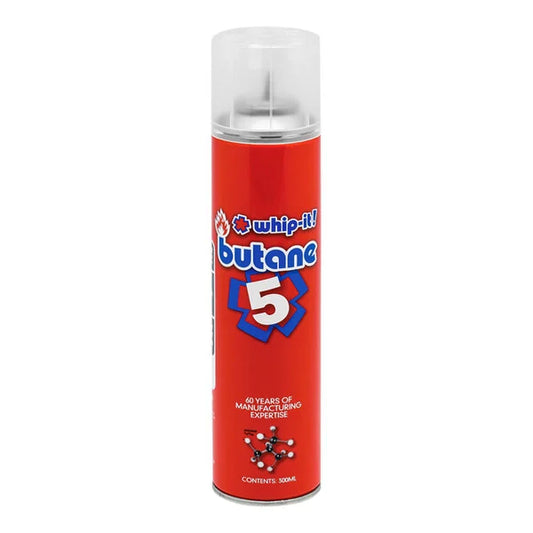 Combustible para soplete de butano United Brands, 300 ml, incluye boquilla de metal y 5 adaptadores de boquilla surtidos - CS12E