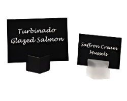 Mini tarjeta de tiza de 4" de largo x 3" de alto, paquete de 20