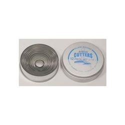 Ateco Dough Cutter Set, Plain Round 12 Pc. - 5457