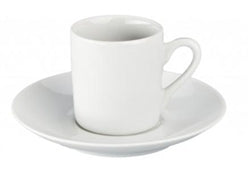 BIA Cordon Bleu A.D. Cups Saucers, 2 oz Ceramic  White - CS1D