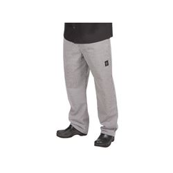 Chef Revival Chefs Pants, Houndstooth With Drawstring - Large - P020HT-L