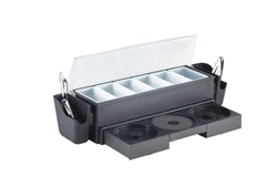 Browne Foodservice All-In-1 Bar Station 6-Pnt Rim - 574875