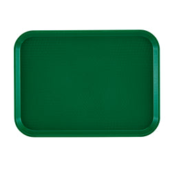 Cambro Fast Food Tray, Green, 10"X14" - 1014FF-119