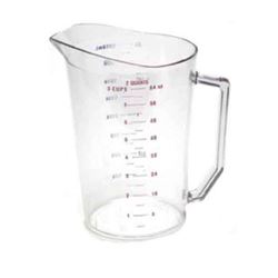 Cambro Measuring Cup, Plastic 1/2 Gallon - 200MCCW135