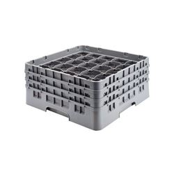 Cambro Glassrack, 25 Comp w/3 Extenders 3 1/2" Dia x 6 7/8"-25S638151