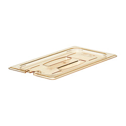Cambro H-Pan Cover High Heat 1/3 Size Notched Handle - 30HPCHN-150