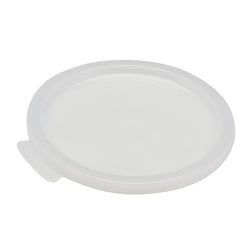 Cambro Crock Lid, Round, Snap-On, Plastic, Fits Colored Cp15 & Cp27 Crocks, White, NSF - CPL27148