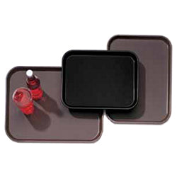 Cambro Non-Slip Polytread Tray, Rectangular, Brown,14X18 - PT1418167