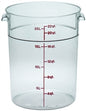 Cambro Food Container, 22qt Round - Clear - RFSCW22-135