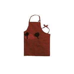 CCK Bib Apron, Burgundy, Pockets - 602BAFH-BG