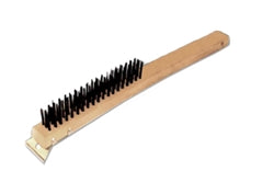 Wire Brush w/Scraper 14-12"L