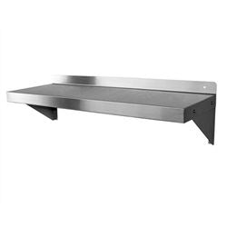 CCK - Estante de pared de acero inoxidable, 30 x 60 cm - CCWS-2