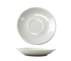California Cooking Saucer, 4-3/4", Round, European White - CS3D