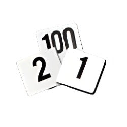CCK Table Numbers, 1-100, 4"Square, Set - PTN4/1-100