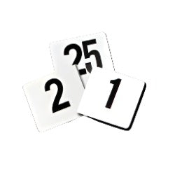CCK Table Numbers, 1-25, 4"Square, Set - TBN-25