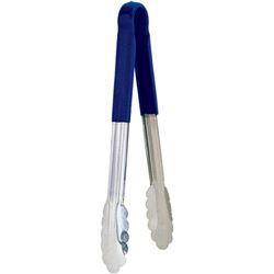 Tong, 12" w/Plastic Hndl Blue