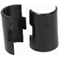 California Cooking Split Sleeve for Shelves, Plastic, Black - SPS 4PK