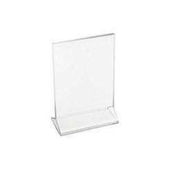 Cal-Mil - Card Holder, 4" x 6" - Clear Acrylic - 506