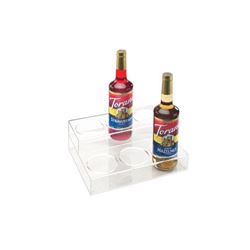 Cal-Mil - Bottle Display, Holds 6 Bottles - Clear Acrylic - P295