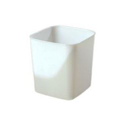 Carlisle - Food Container, 8 qt, Square White Poly - 1568-02
