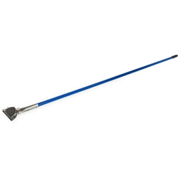 Mango para trapeador Carlisle Flo-Pac de 60", metal recubierto de vinilo, azul, con conector de clip - 36201300