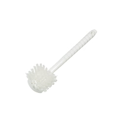 Carlisle Sparta Kitchen Brush, 20" Handle, Medium Stiff Nylon Bristles, White - 4050000
