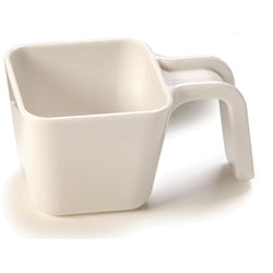 Vaso de porciones Carlisle, 9-1/2 oz, asa en forma de U, policarbonato, blanco, NSF (Peet's) - 49110-102