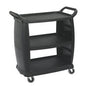 Bus Cart 3-Shelf Black 300#