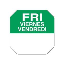 Daydots Trilingual 1" Daydots Label Roll -Friday - 7705-FRI