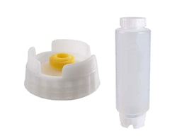 Franklin Machine Products FIFO Bottle, 12oz, Yellow Valve - 280-1802