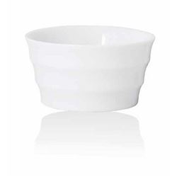 FOH Ramekin, Porcelain Ribbed 3oz - White - CS12