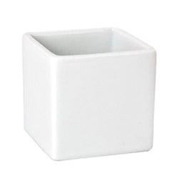FOH Ramekin 3oz 2" Square White - CS12