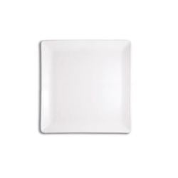 FOH Plate, Square Porcelain 10" - White - CS1D