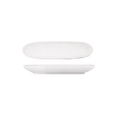 FOH Plate, Oval 14" x 3 1/2" x 1 1/2" Wh - CS6E