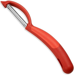 Kuhn Rikon Peeler, 7" "Piranha" - Red - 26922