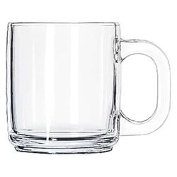 Coffee Mug 10oz Clear Glass