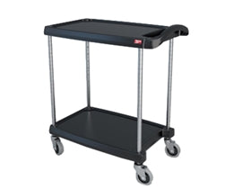 Metro Utility Cart, 16x27, 2-Shelves - MY1627-24BL