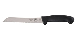 Bread Knife 8" Wavy NSF Black