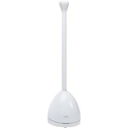 OXO Toilet Plunger &amp; Canister Set, White - 36281