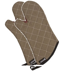 Oven Mitt Tan Pair 17"