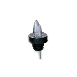 Pourer, Plastic  - Clear With Black Collar 12/BG