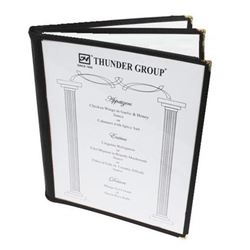 Menu Cover 8.5x11 3pg Black