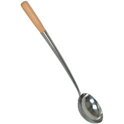 Chinese Ladle 18" Wood Handle