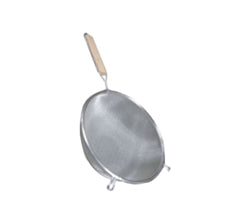 Colador de acero inoxidable de 6" doble malla fina